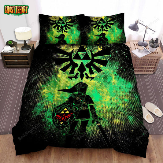 Anime Art Courage Bed Sheets Duvet Cover Bedding Set
