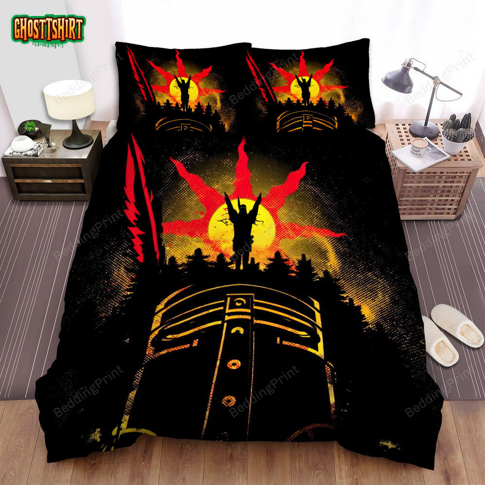 Anime Art Face Of The Sun Bed Sheets Duvet Cover Bedding Set