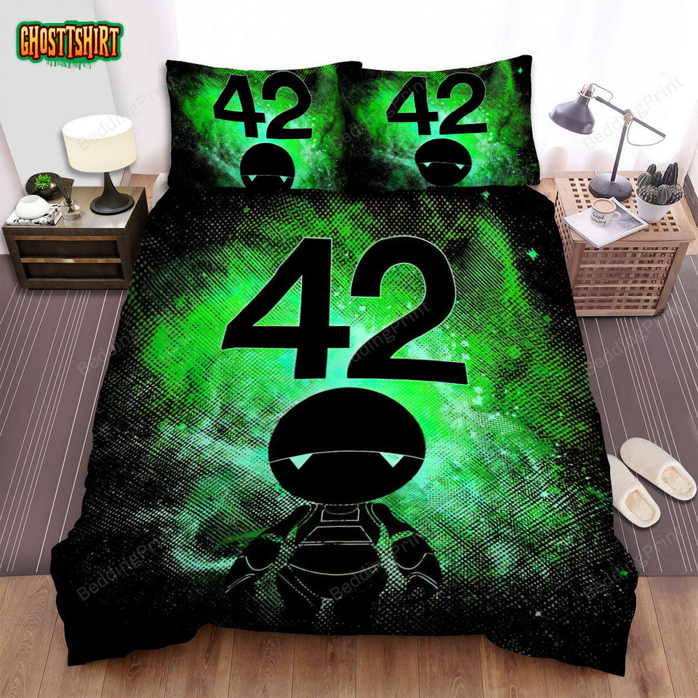 Anime Art Galaxy Bed Sheets Duvet Cover Bedding Set