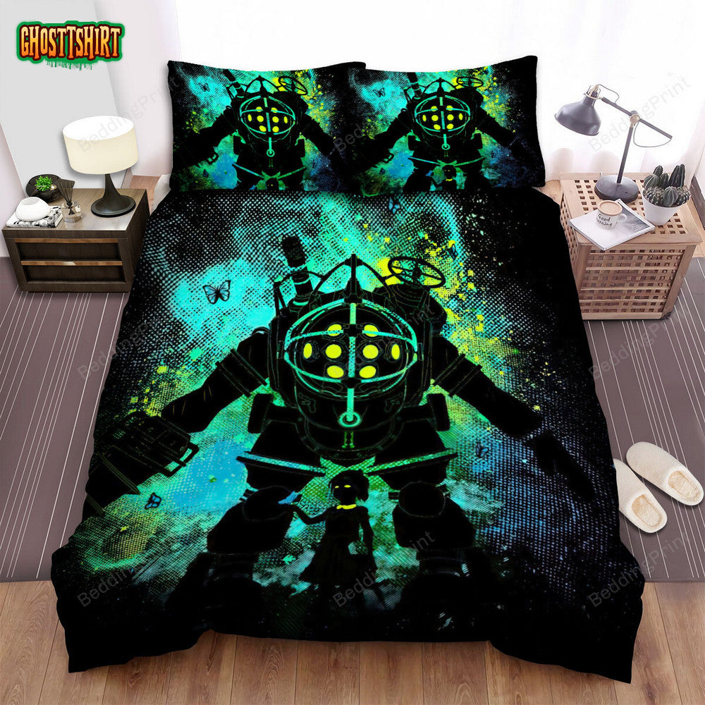 Anime Art Protector Bed Sheets Duvet Cover Bedding Set