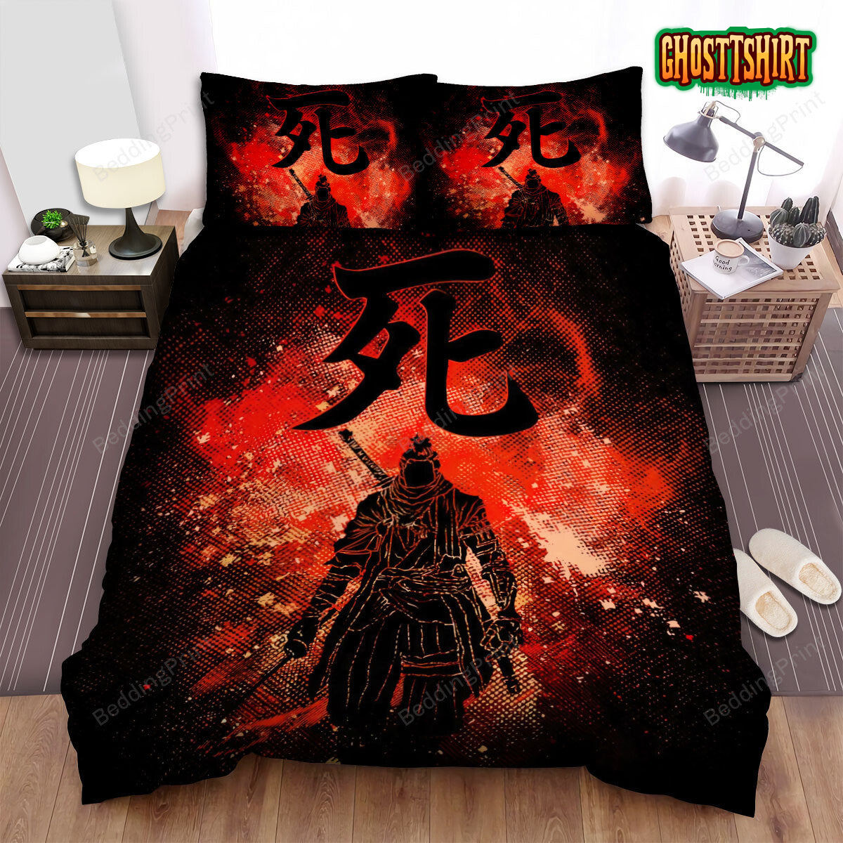 Anime Art Shinobi Bed Sheets Duvet Cover Bedding Set