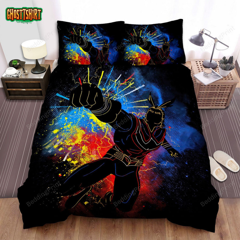 Anime Art Symbol Of Peace Bed Sheets Duvet Cover Bedding Set