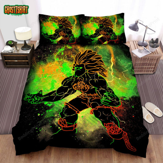 Anime Art Thunder Beast Bed Sheets Duvet Cover Bedding Set
