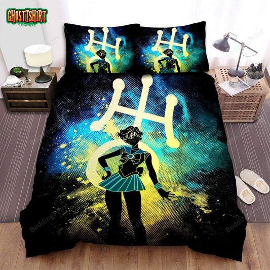 Anime Art Uranus Bed Sheets Duvet Cover Bedding Set