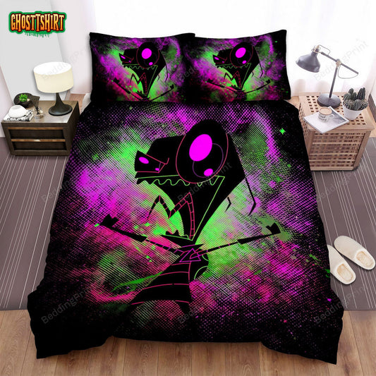 Anime Art Zim Bed Sheets Duvet Cover Bedding Set