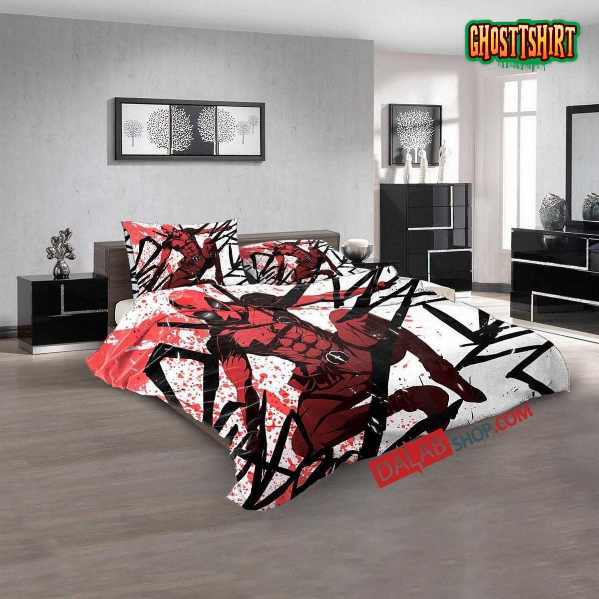 Anime Deadpool N 3D Duvet Cover Bedding Set