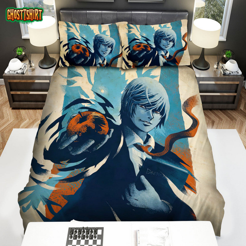 Anime Icons Kira Bed Sheets Duvet Cover Bedding Set