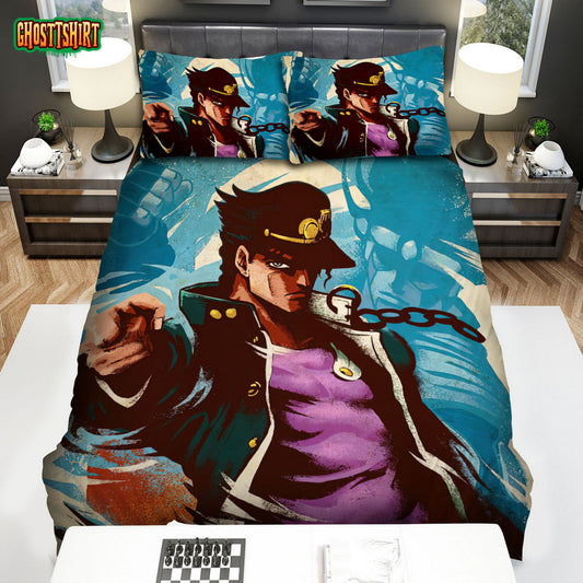 Anime Icons The Delinquent Stand User Bed Sheets Duvet Cover Bedding Set