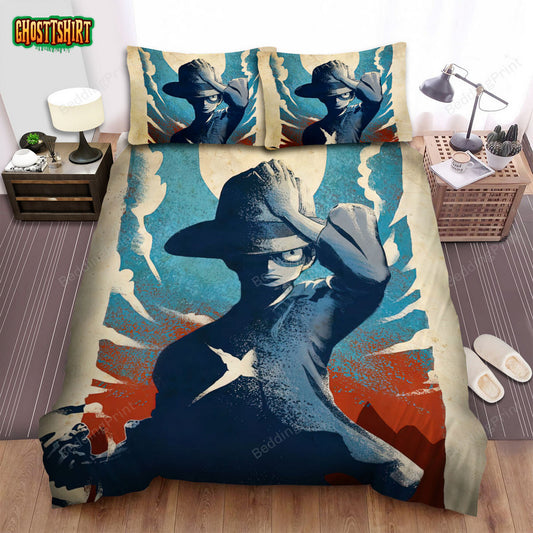 Anime Icons The Pirate King Bed Sheets Duvet Cover Bedding Set