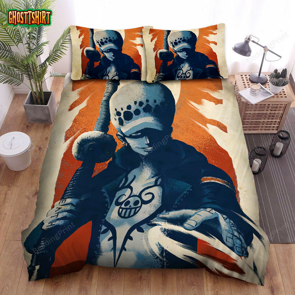Anime Icons The Surgeon Of Death Bed Sheets Duvet Cover Bedding Set