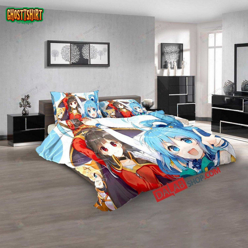 Anime Konosuba Duvet Cover Bedding Set