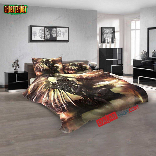 Anime Movies Claymore 3D Duvet Cover Bedding Set