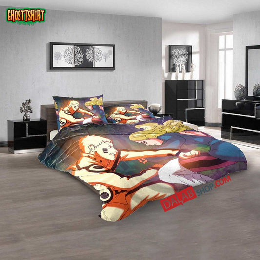 Anime Naruto Boruto V 3D Duvet Cover Bedroom Sets Bedding Set