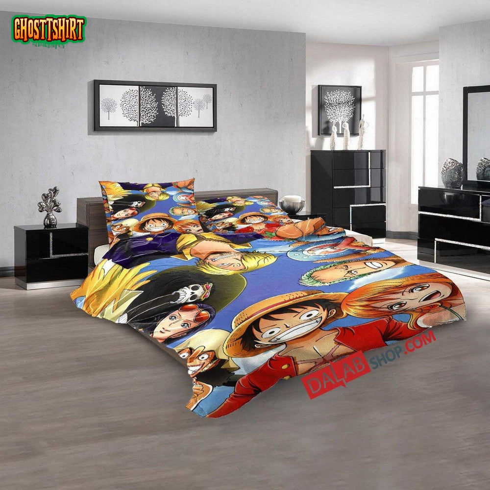 Anime One Piece D 3D Duvet Cover Bedroom Sets Bedding Set