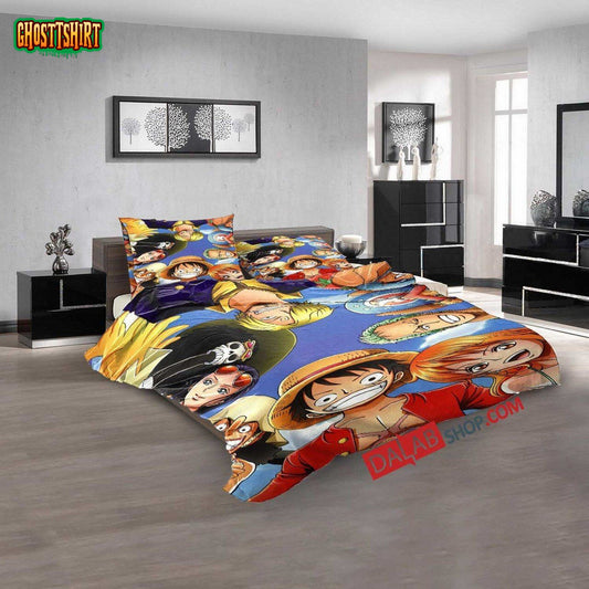 Anime One Piece D 3D Duvet Cover Bedroom Sets Bedding Set