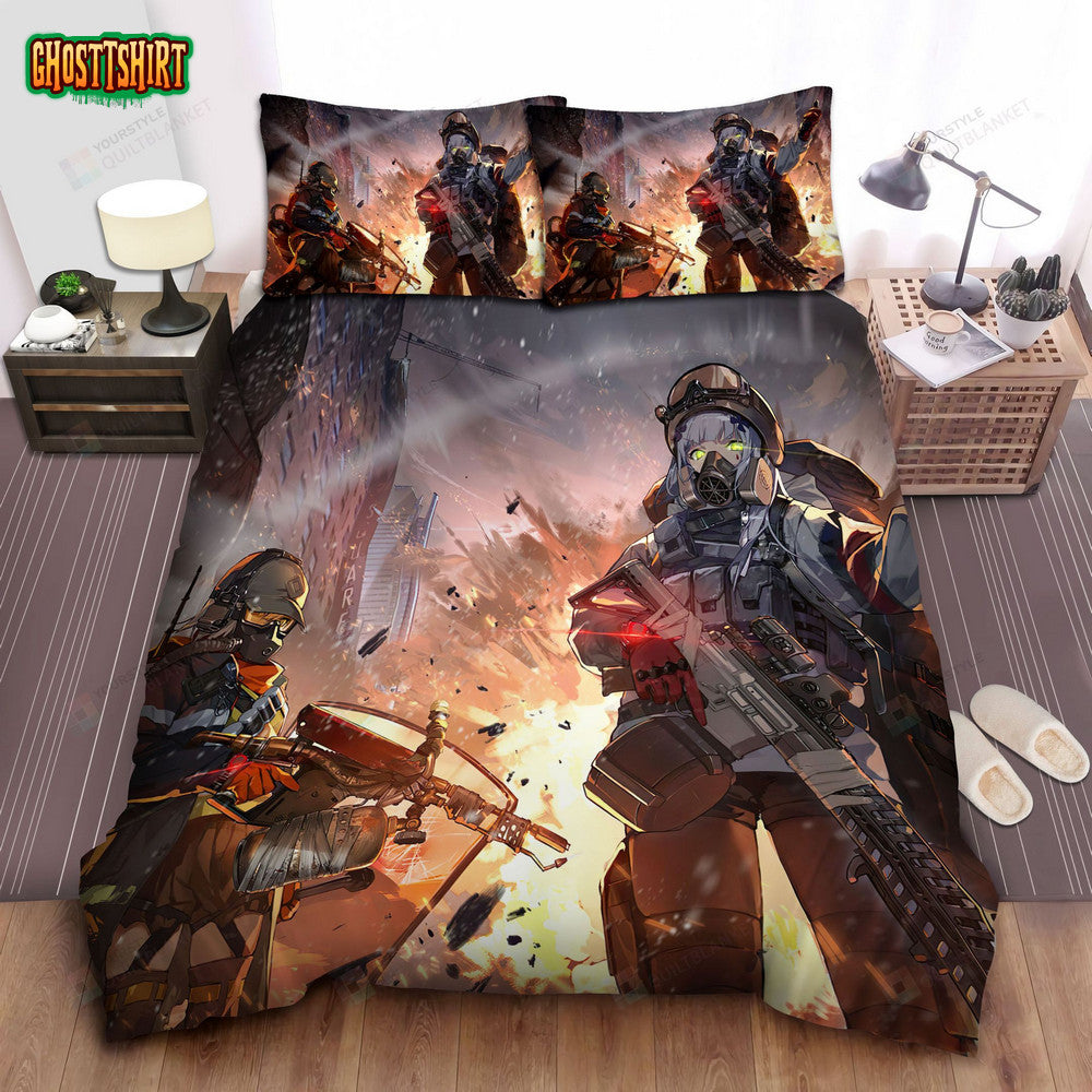 Anime Painting Bed Sheets Spread Comforter Duvet Cover Bedding Set