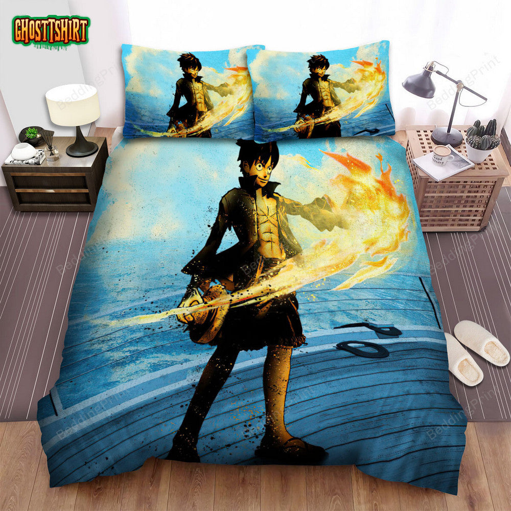 Anime Society Pirate Boy Bed Sheets Duvet Cover Bedding Set