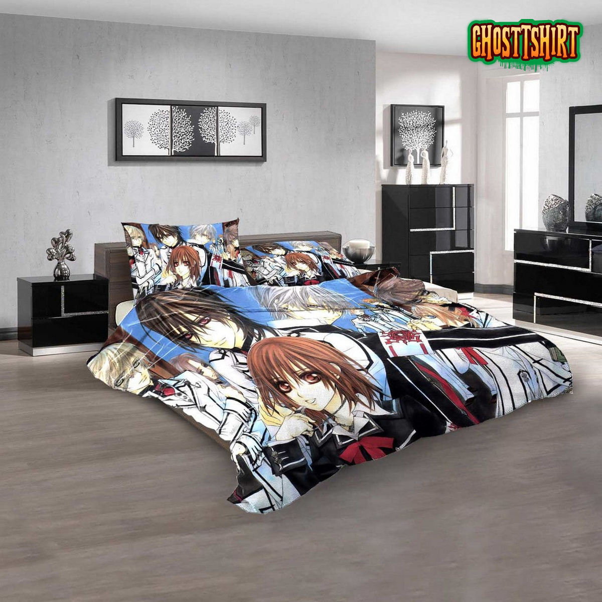 Anime Vampire Knight 3D Bedding Set