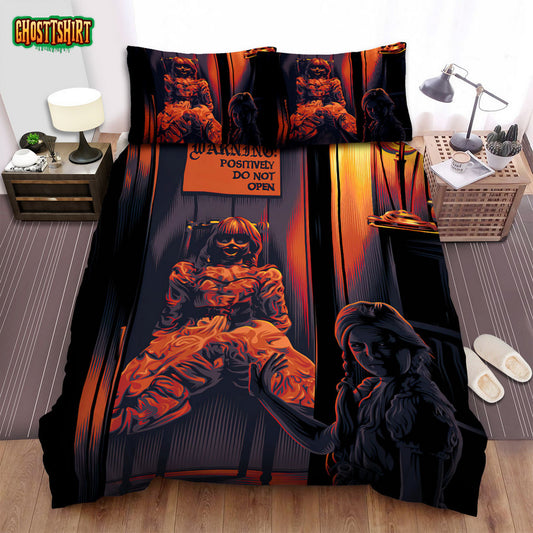 Annabelle Comes Home Movie Creepy Photo Bed Sheets Spread Comforter Duvet Cover Bedding Set