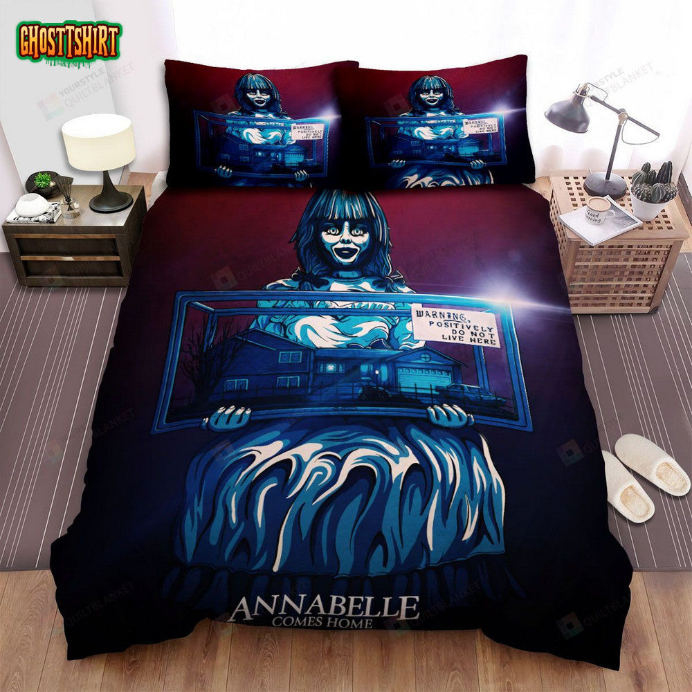 Annabelle Comes Home Movie Painting Photo Bed Sheets Spread Comforter Duvet Cover Bedding Set