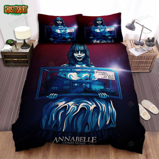 Annabelle Comes Home Movie Painting Photo Bed Sheets Spread Comforter Duvet Cover Bedding Set