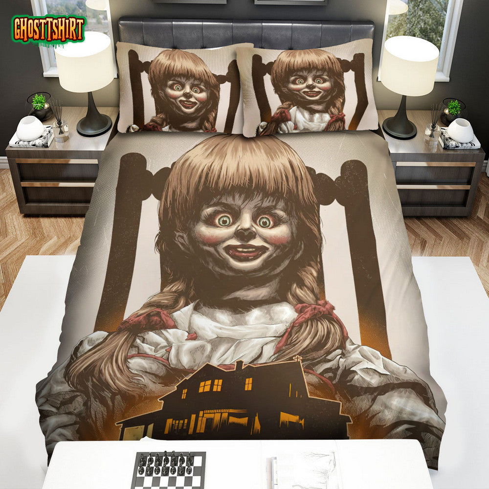 Annabelle Comes Home Movie Poster Iii Bed Sheets Spread Comforter Duvet Cover Bedding Set