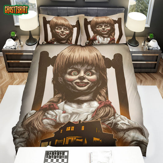 Annabelle Comes Home Movie Poster Iii Bed Sheets Spread Comforter Duvet Cover Bedding Set
