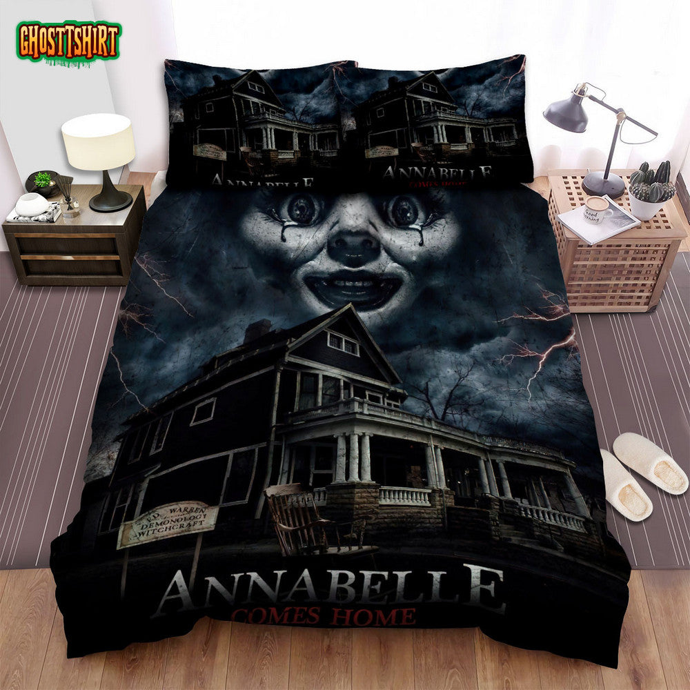 Annabelle Comes Home Movie Poster Iv Bed Sheets Spread Comforter Duvet Cover Bedding Set