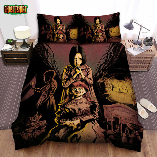 Annabelle Comes Home Movie Poster Ix Bed Sheets Spread Comforter Duvet Cover Bedding Set
