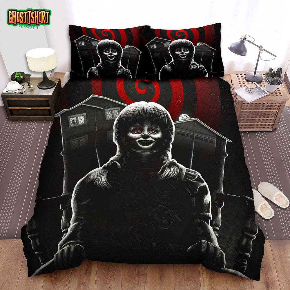 Annabelle Comes Home Movie Poster Vi Bed Sheets Spread Comforter Duvet Cover Bedding Set