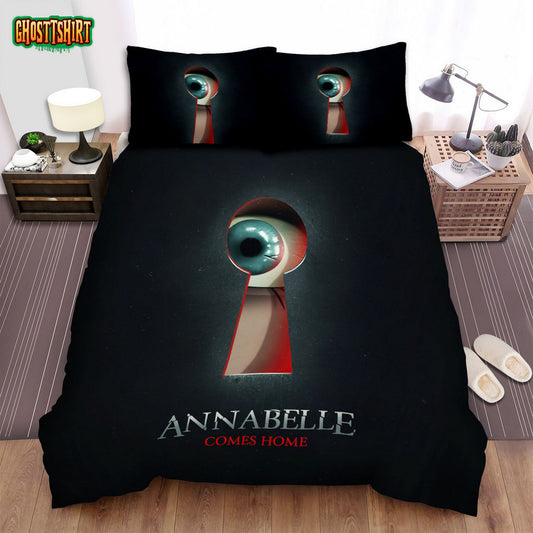 Annabelle Comes Home Movie Poster Vii Bed Sheets Spread Comforter Duvet Cover Bedding Set