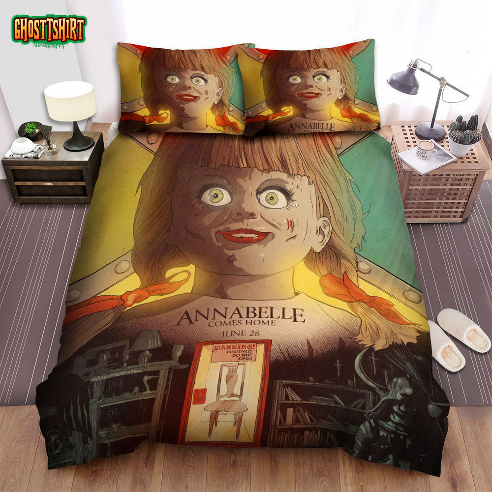 Annabelle Comes Home Movie Poster Viii Bed Sheets Spread Comforter Duvet Cover Bedding Set