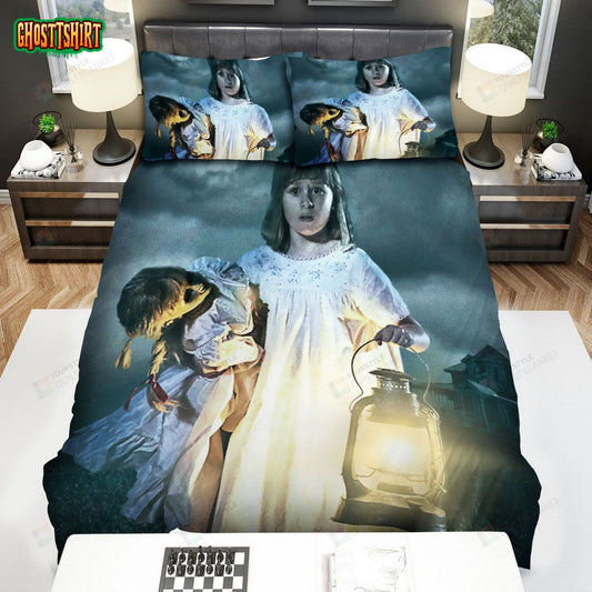 Annabelle Creation Movie Baby Photo Bed Sheets Spread Comforter Duvet Cover Bedding Set
