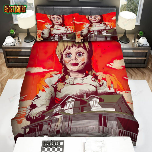 Annabelle Creation Movie Painting Photo Bed Sheets Spread Comforter Duvet Cover Bedding Set