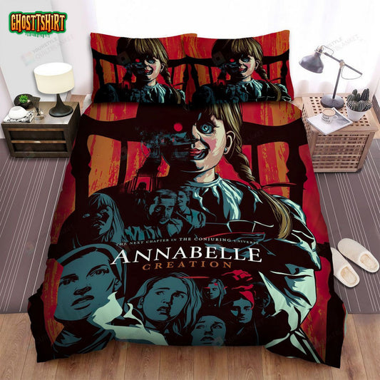 Annabelle Creation Movie Poster Ii Photo Bed Sheets Spread Comforter Duvet Cover Bedding Set