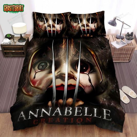 Annabelle Creation Movie Poster Xi Photo Bed Sheets Spread Comforter Duvet Cover Bedding Set