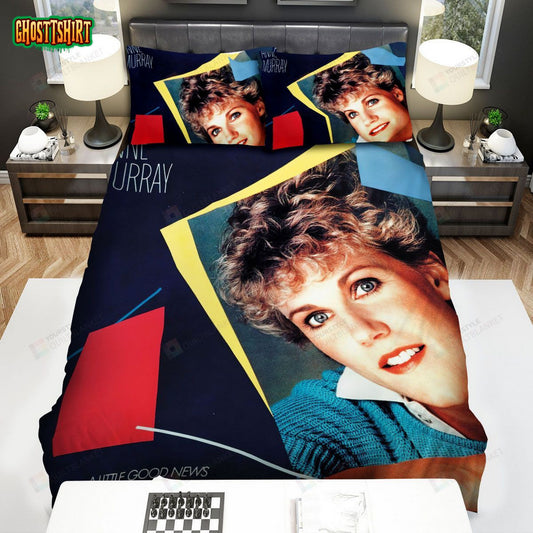 Anne Murray A Little Good News Album Cover Bed Sheets Spread Comforter Duvet Cover Bedding Set