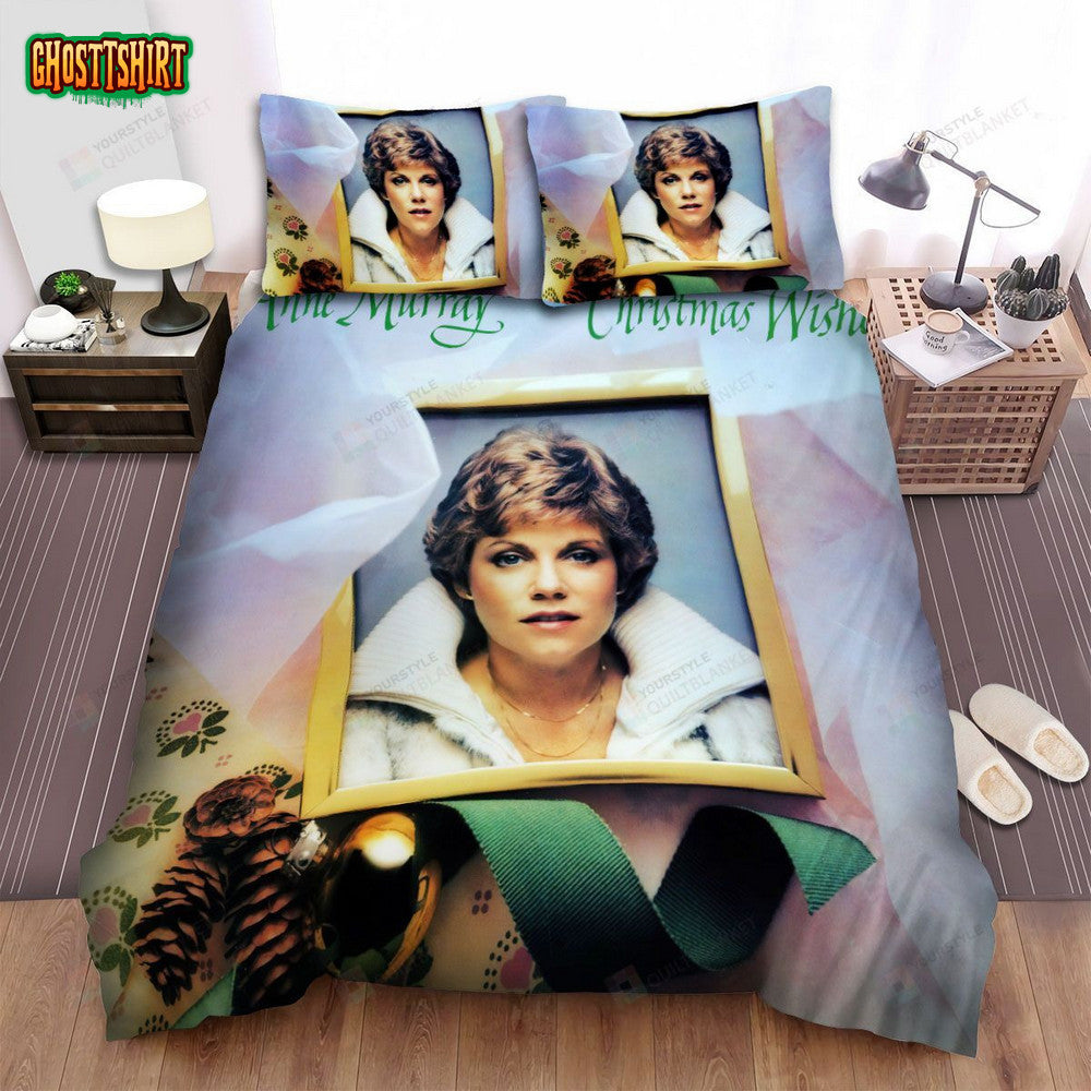 Anne Murray Christmas Wishes Album Cover Bed Sheets Spread Comforter Duvet Cover Bedding Set