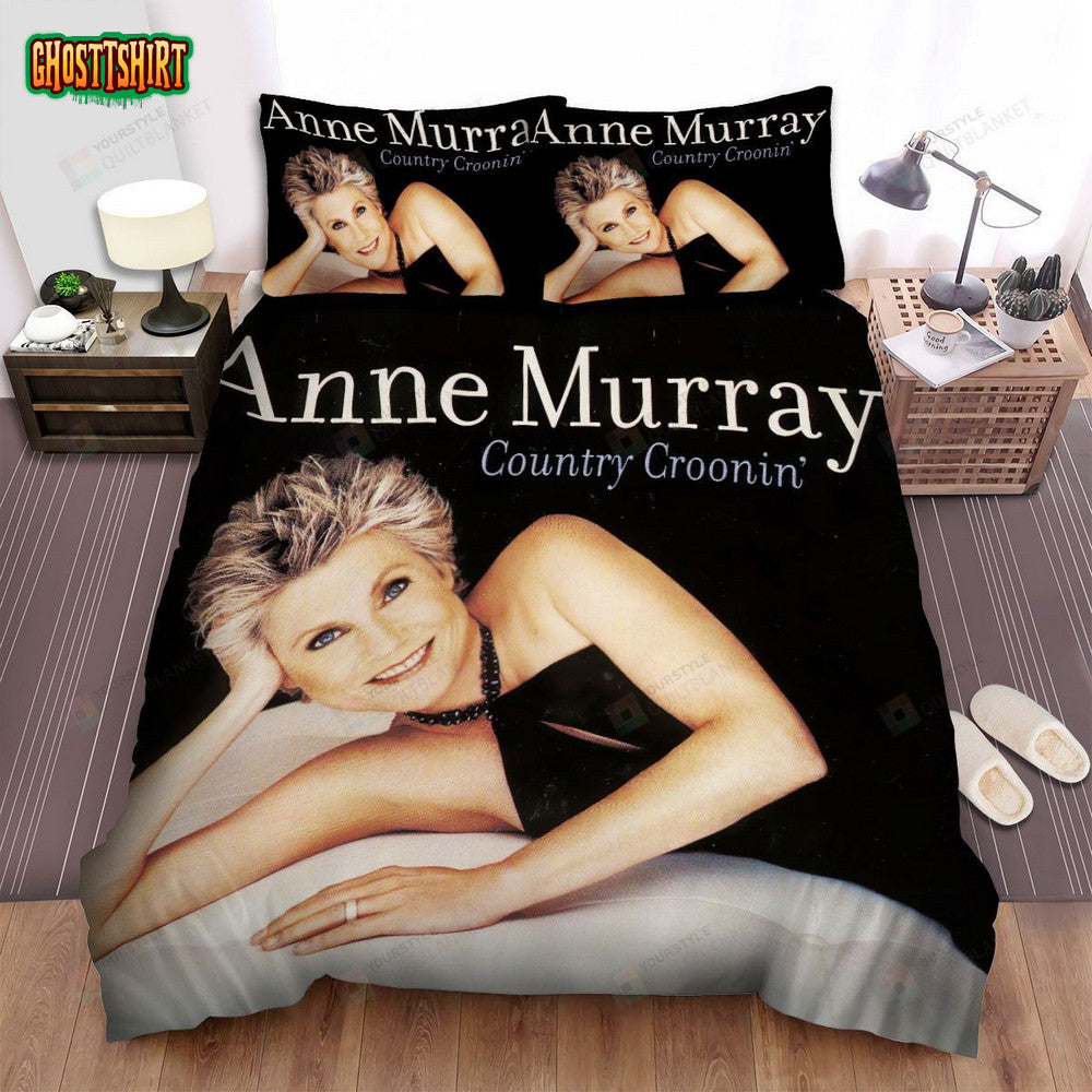 Anne Murray Country Crooning Album Cover Bed Sheets Spread Comforter Duvet Cover Bedding Set