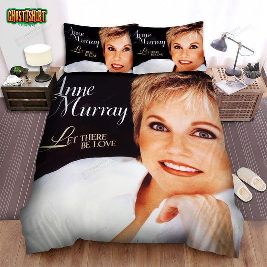 Anne Murray Let There Be Love Album Cover Bed Sheets Spread Comforter Duvet Cover Bedding Set