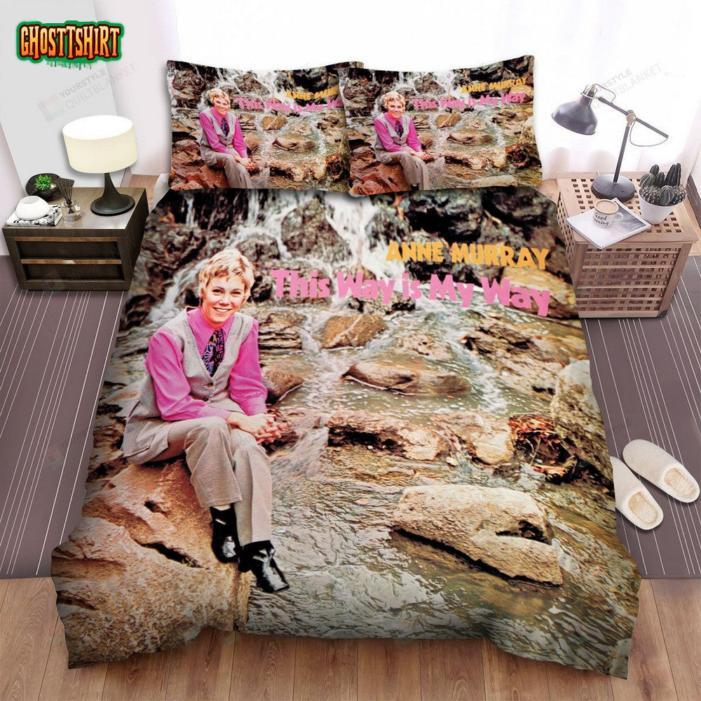 Anne Murray This Way Is My Way Album Cover Bed Sheets Spread Comforter Duvet Cover Bedding Set