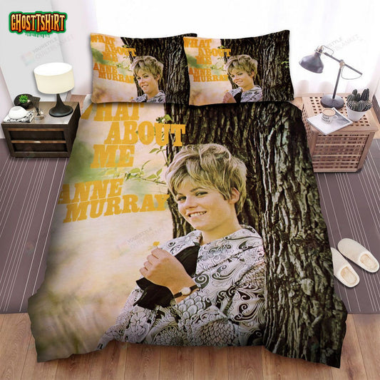 Anne Murray What About Me Album Cover Bed Sheets Spread Comforter Duvet Cover Bedding Set
