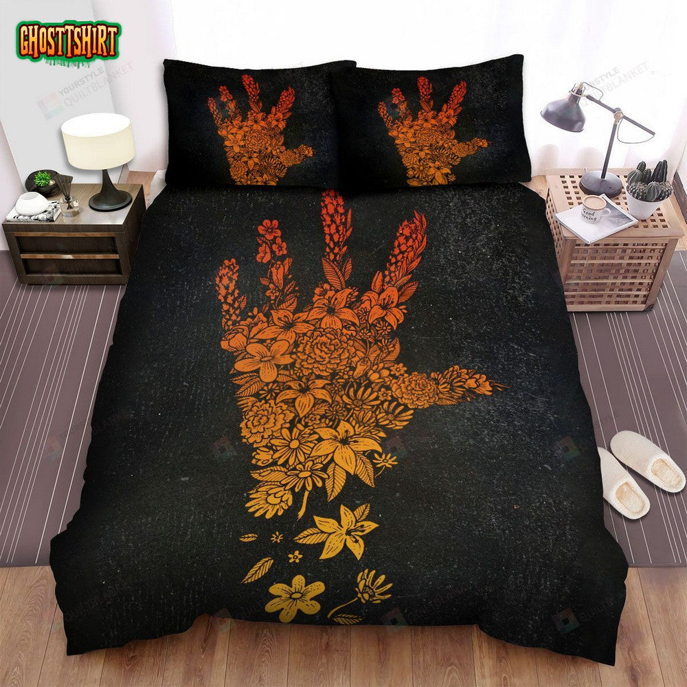 Annihilation (I) Movie Flower Hand Photo Bed Sheets Spread Comforter Duvet Cover Bedding Set