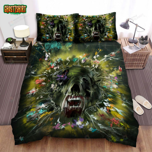 Annihilation Movie Green Photo Bed Sheets Spread Comforter Duvet Cover Bedding Set