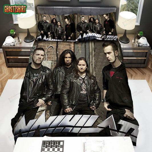 Annihilator Band Posing Bed Sheets Spread Comforter Duvet Cover Bedding Set