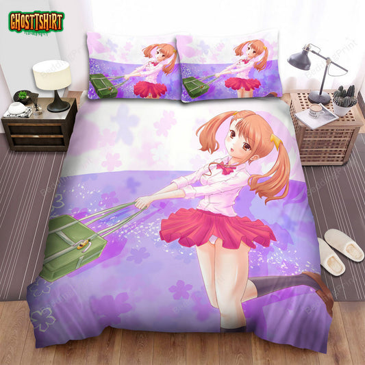 Anohana Happy Anjou Naruko Art Poster Bed Sheets Spread Duvet Cover Bedding Set