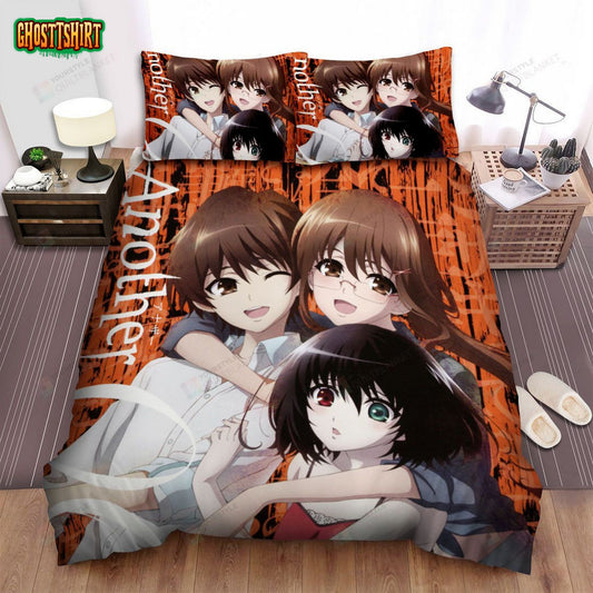 Another Anime Characters Bed Sheets Spread Comforter Duvet Cover Bedding Set