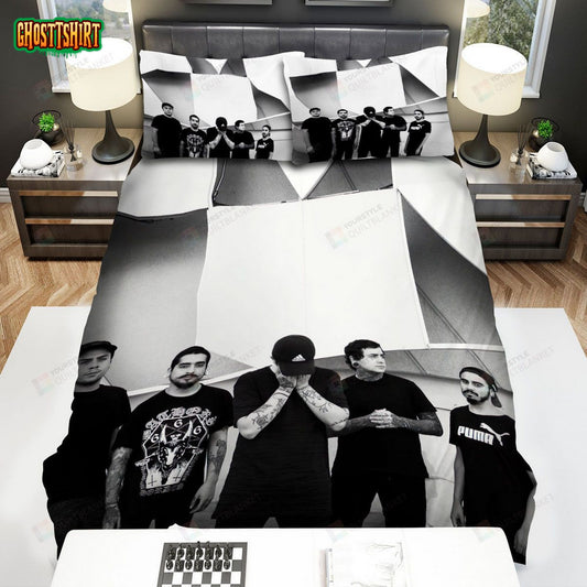 Antarctica Band Black And White Bed Sheets Spread Comforter Duvet Cover Bedding Set