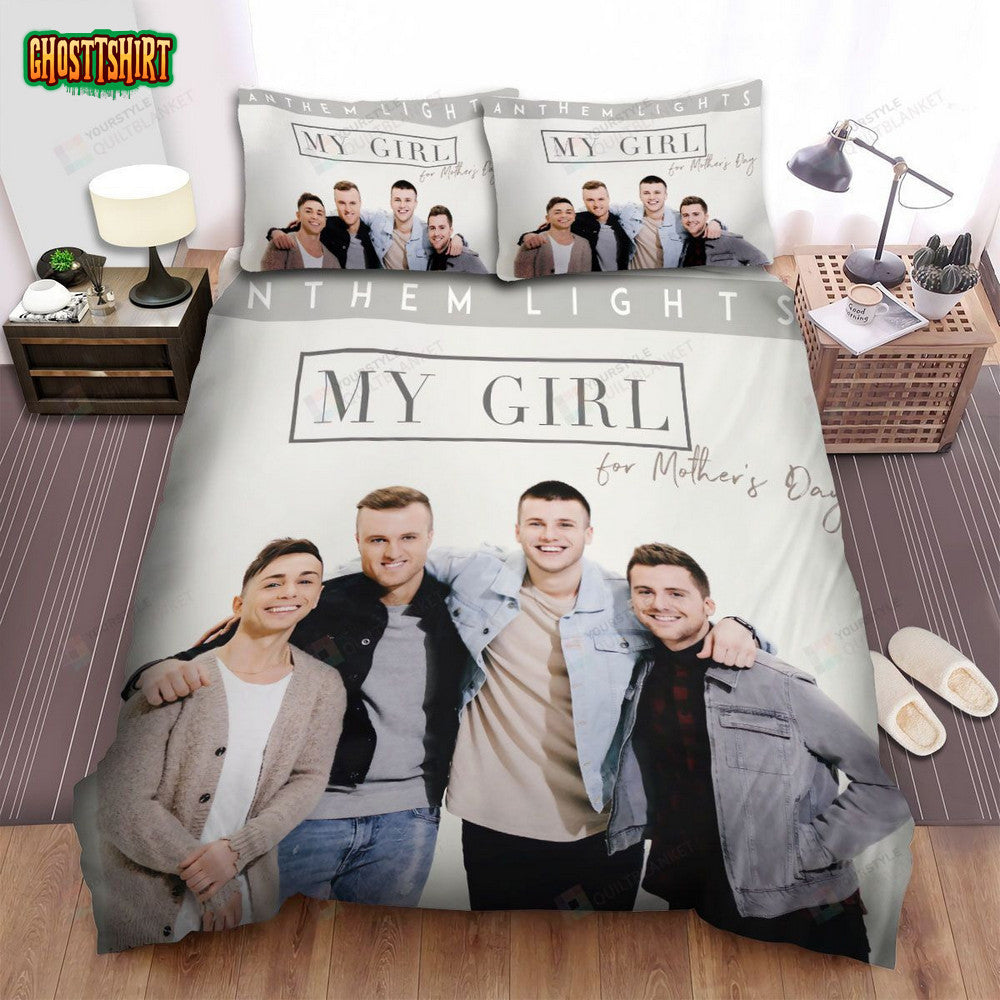 Anthem Lights Album Cover My Girl Bed Sheets Spread Comforter Duvet Cover Bedding Set