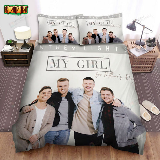 Anthem Lights Album Cover My Girl Bed Sheets Spread Comforter Duvet Cover Bedding Set